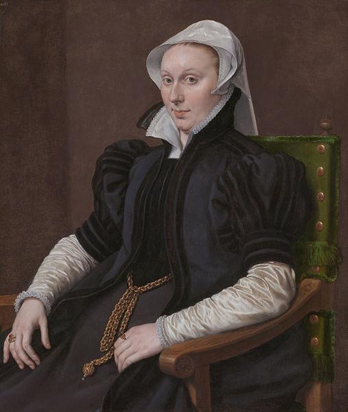 Anthonis Mor Portrait of Anne Fernely oil painting image